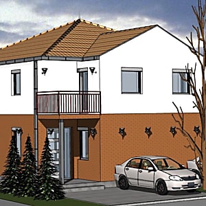 Budapest - Budafokon Új építésű ikerház eladó #4